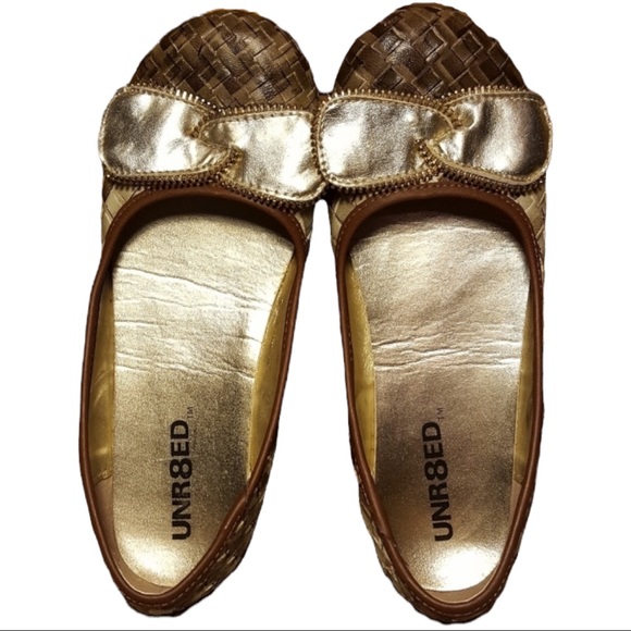 NEW Unr8ted Flats Slip on Shoes - Picture 1 of 3